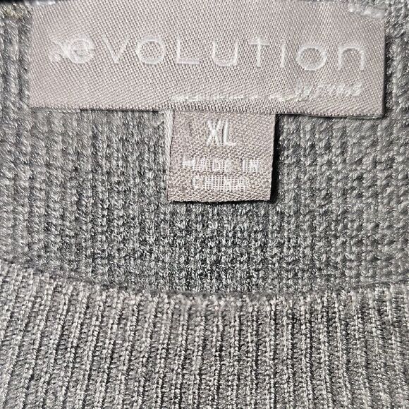 Revolution Gray Tunic Sweatshirt Relaxed Fit - Picture 3 of 4